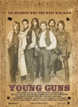 Молодые стрелки / Young Guns (1988) DVDRip смотреть онлайн